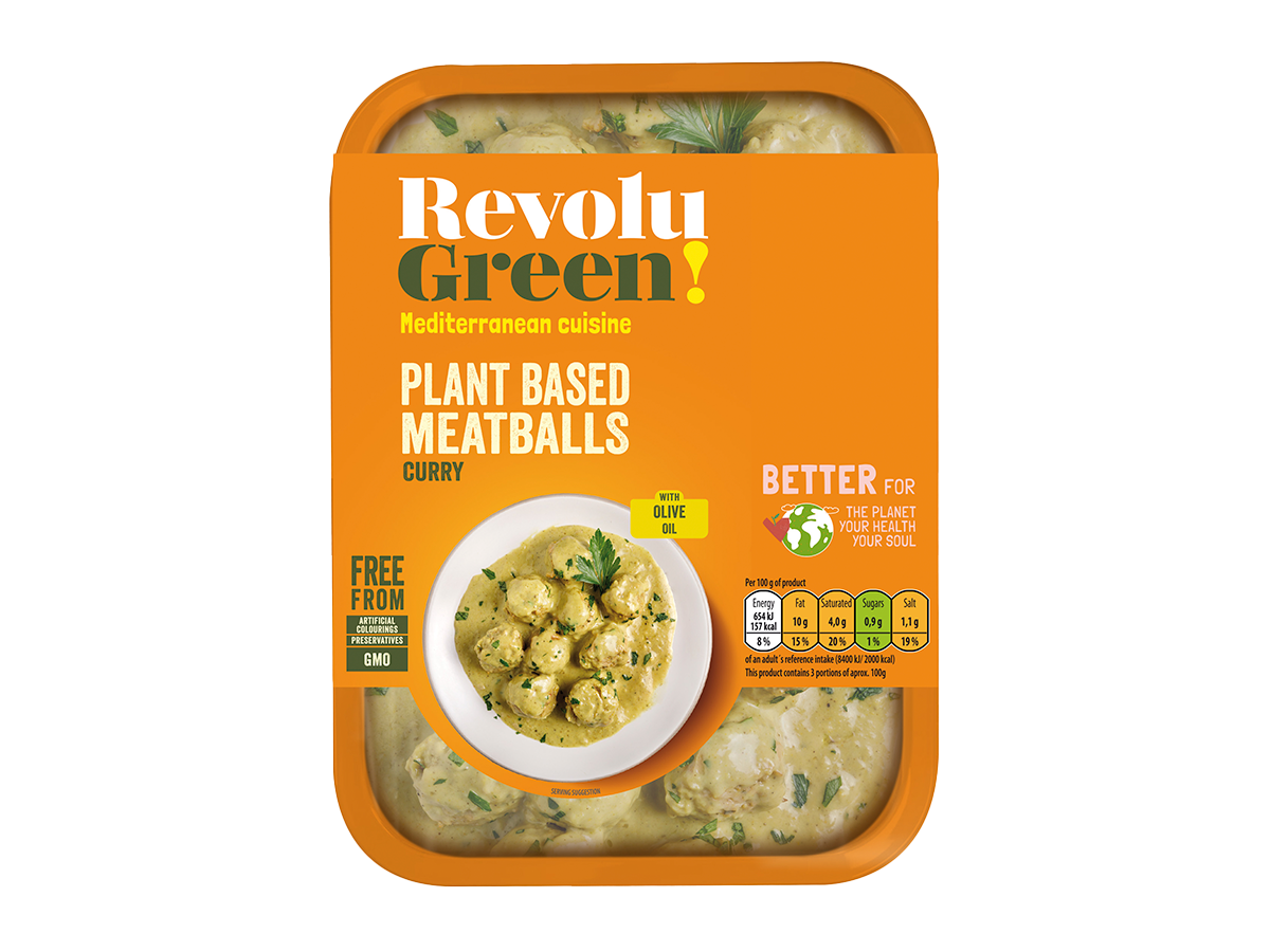 Plant Based Meatballs Curry